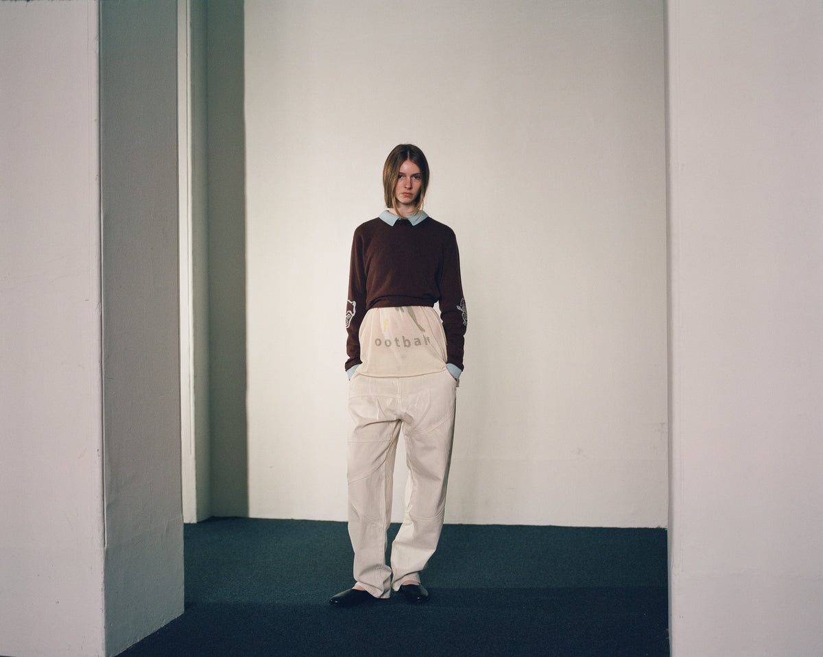 Low Rise Bone Denim image 3
