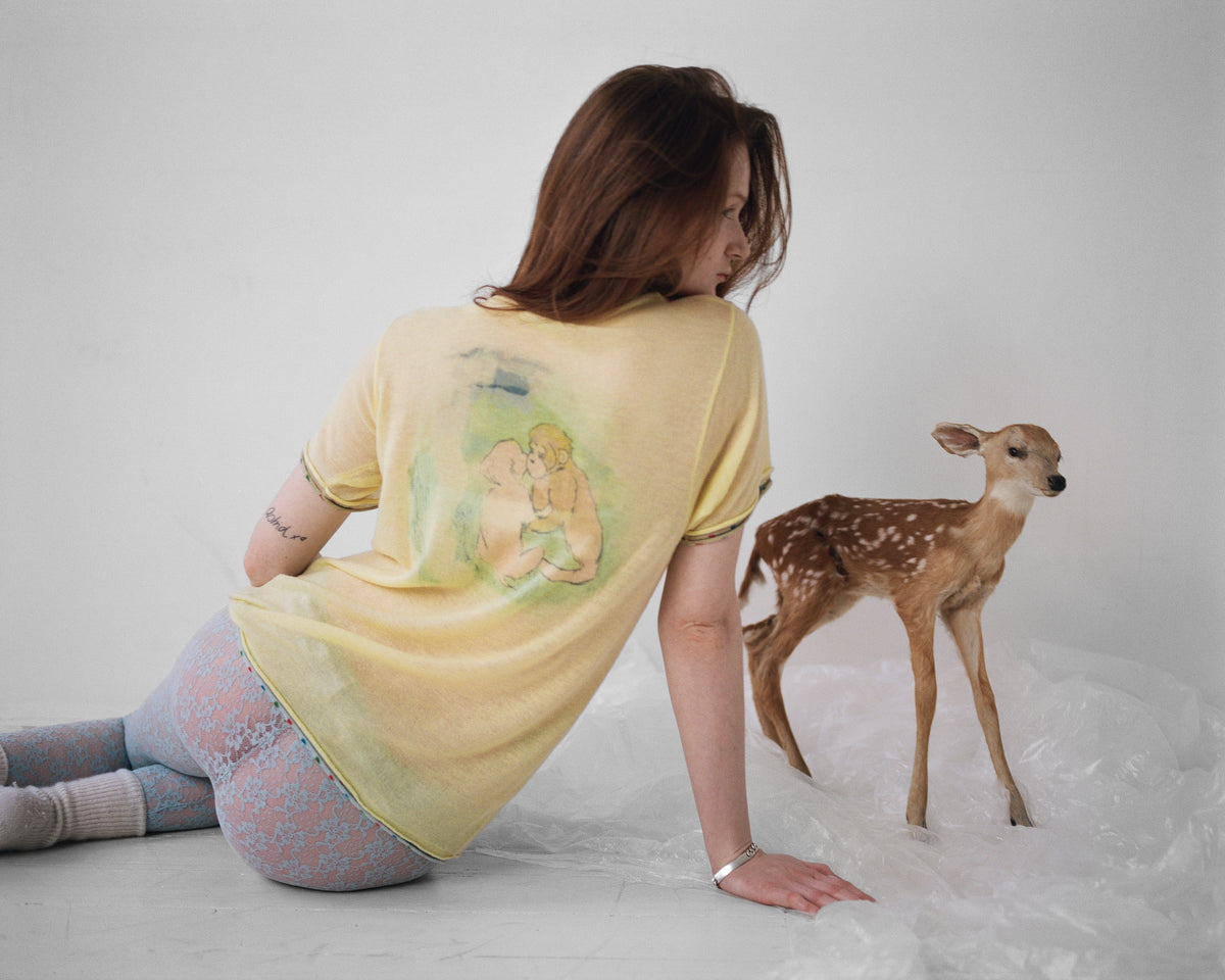 Yellow Stadio Tee image 4