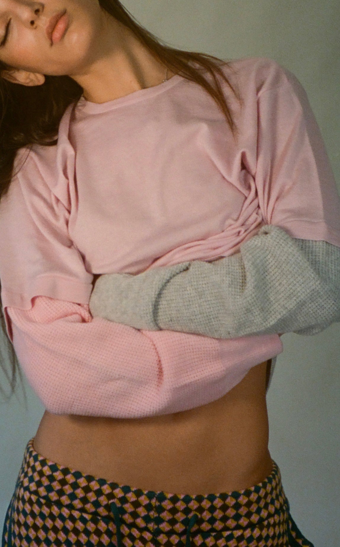 Pink and Grey Kai Double Layer image 5