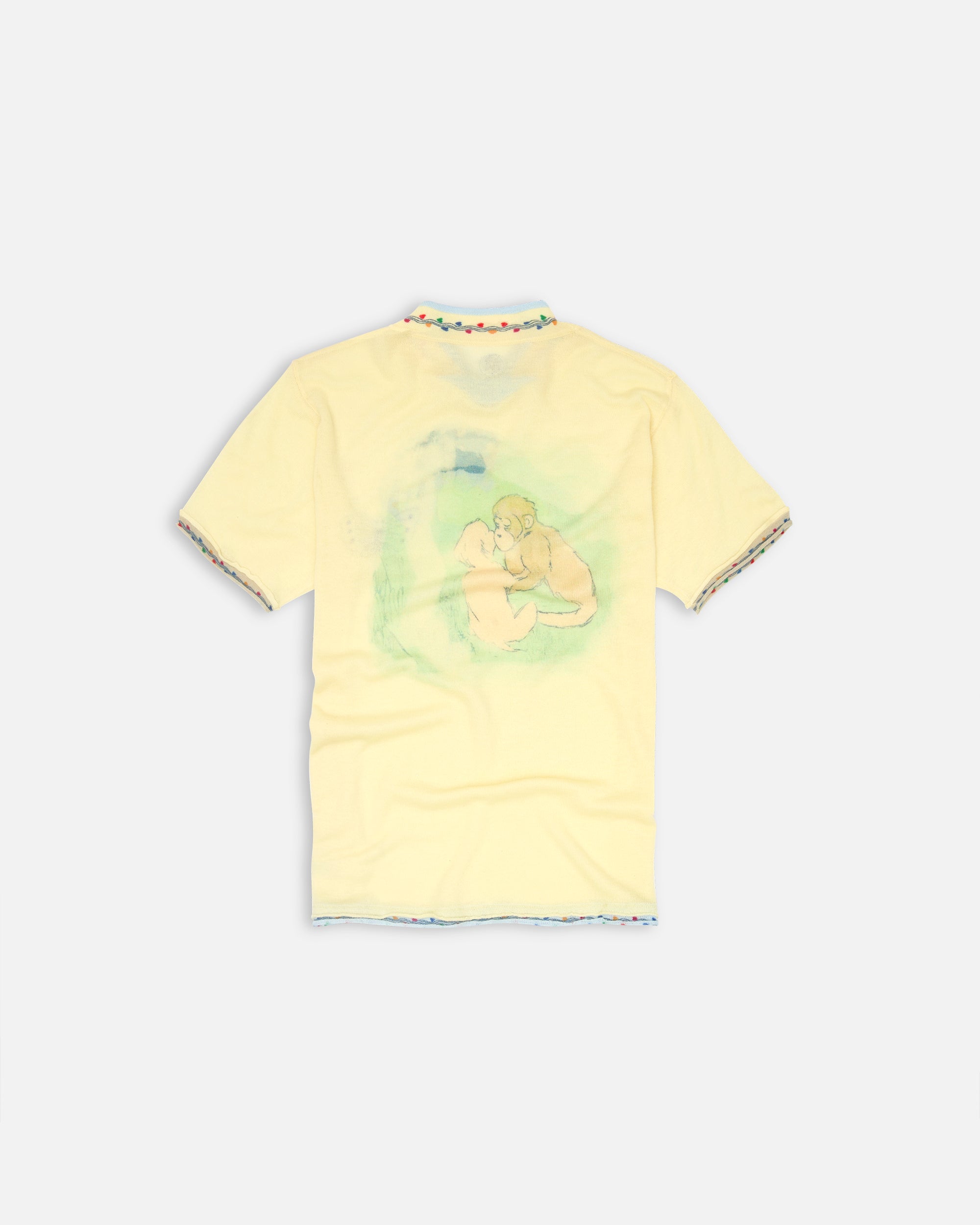 yellow chaddar Tシャツ　eyden Yellow Stadio Tee – Adrian Cashmere