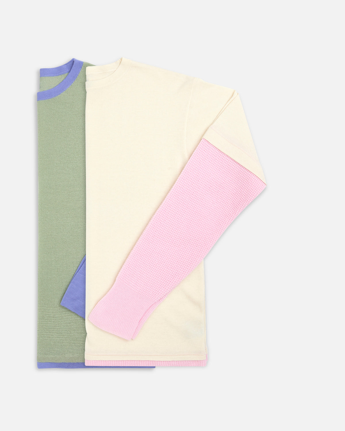 Cream and Pink Kai Double Layer image 6