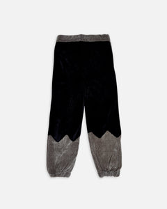 Black and Grey Chenille Trackies