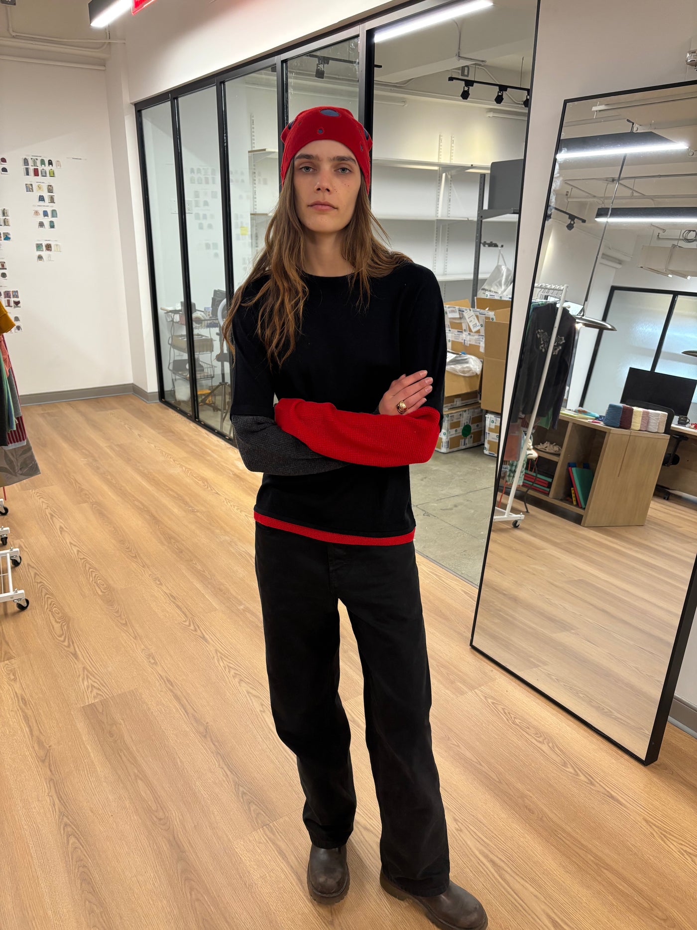 Black and Red Kai Double Layer image 3