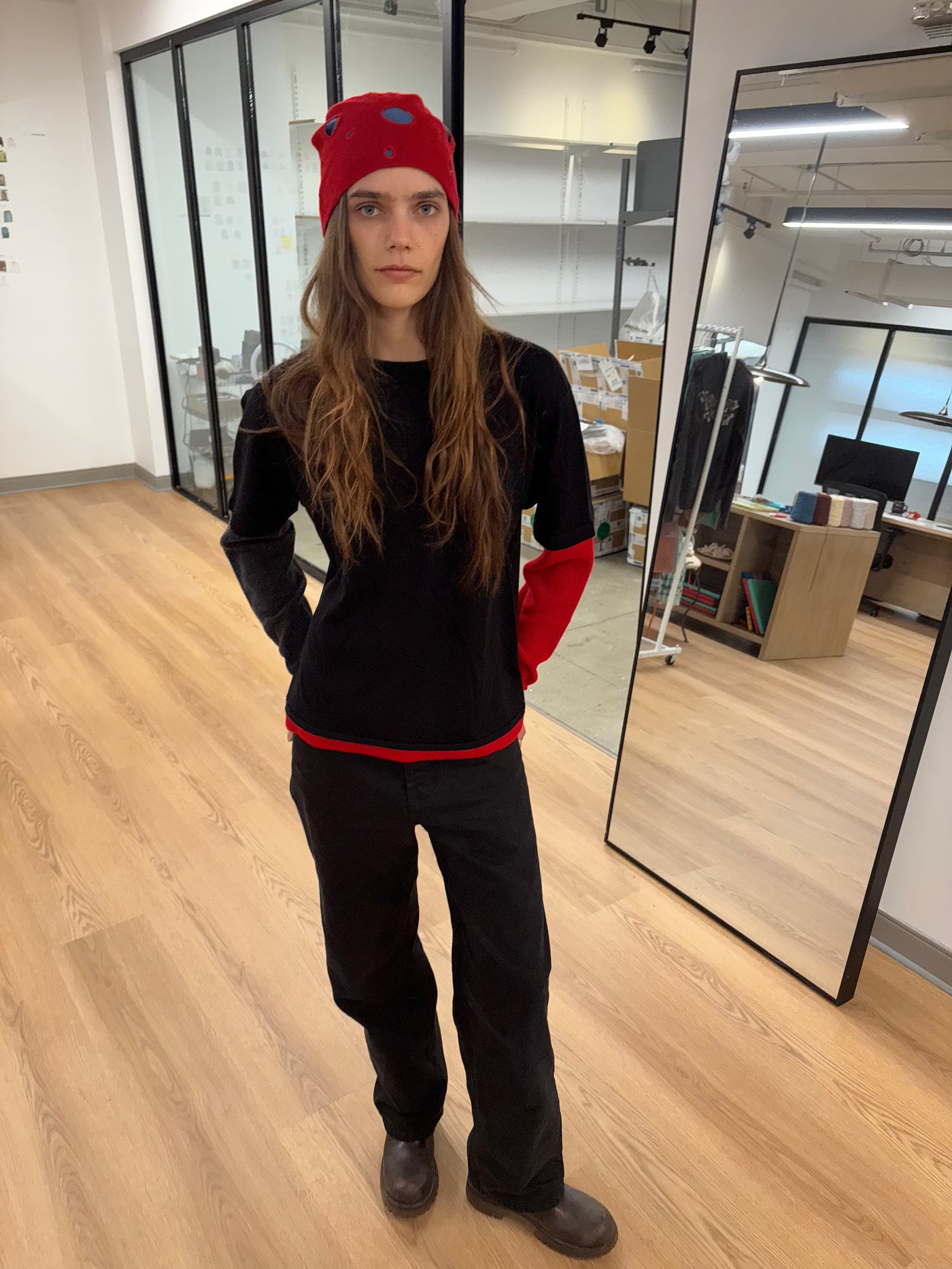 Black and Red Kai Double Layer image 4