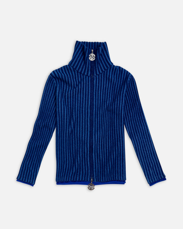 Check Knit Quarter Zip
