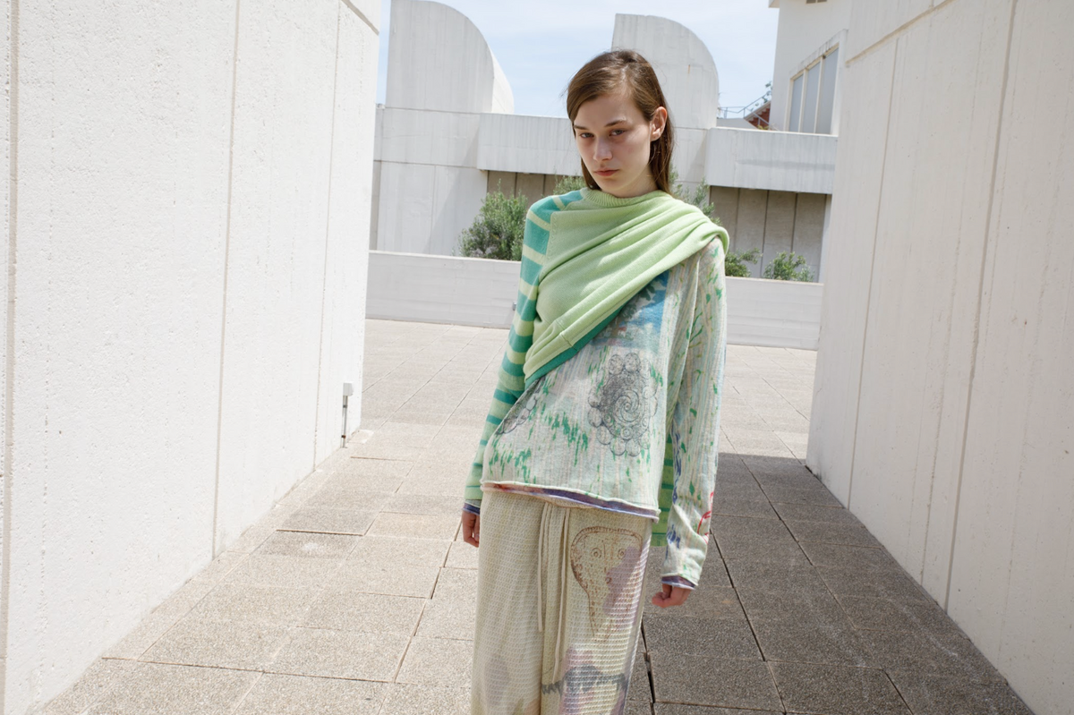 Green Gradation Sweater image 4